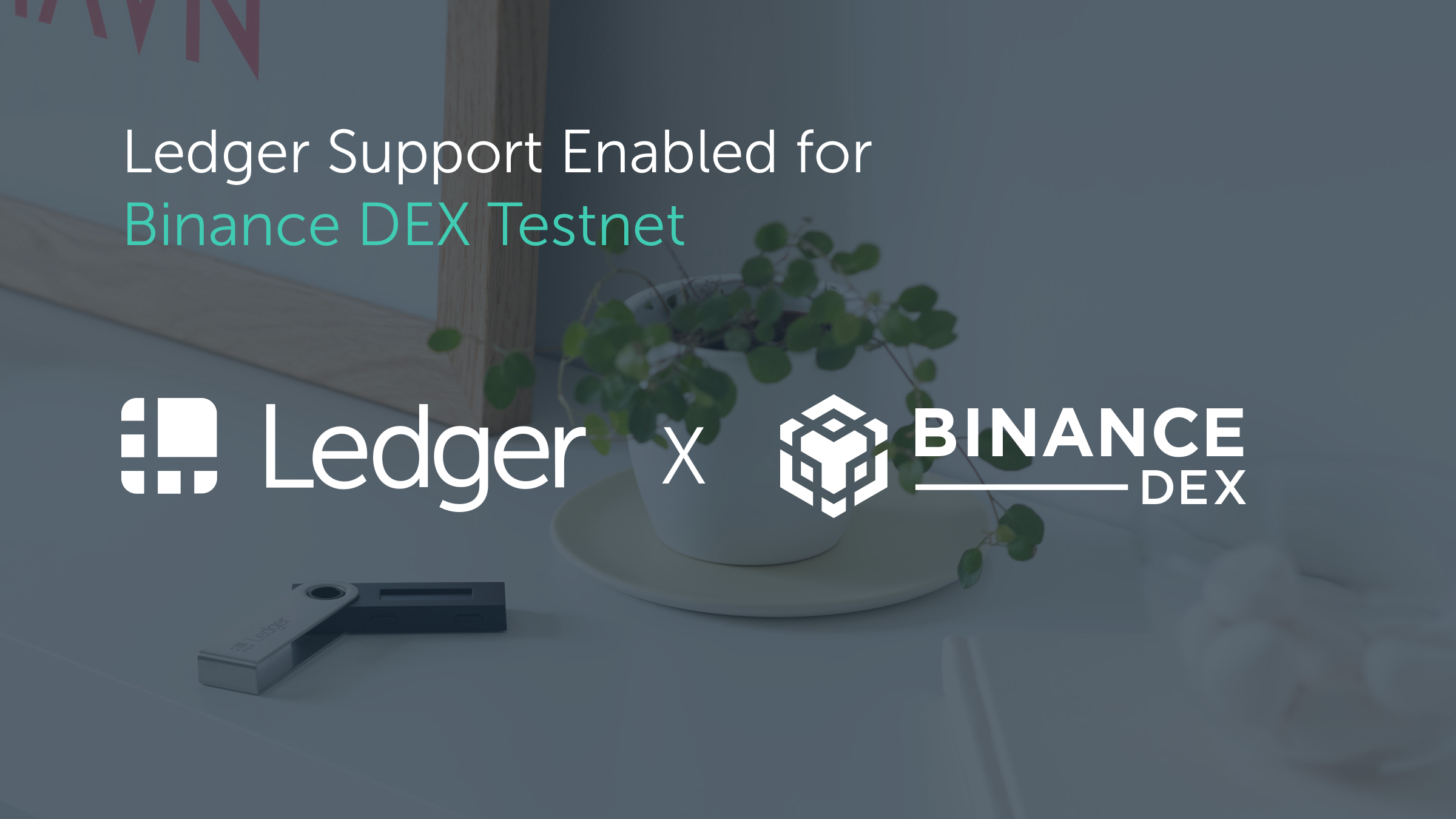 바이낸스 체인 메인넷 사용 가능, Ledger Nano X 및 S 호환 | Ledger