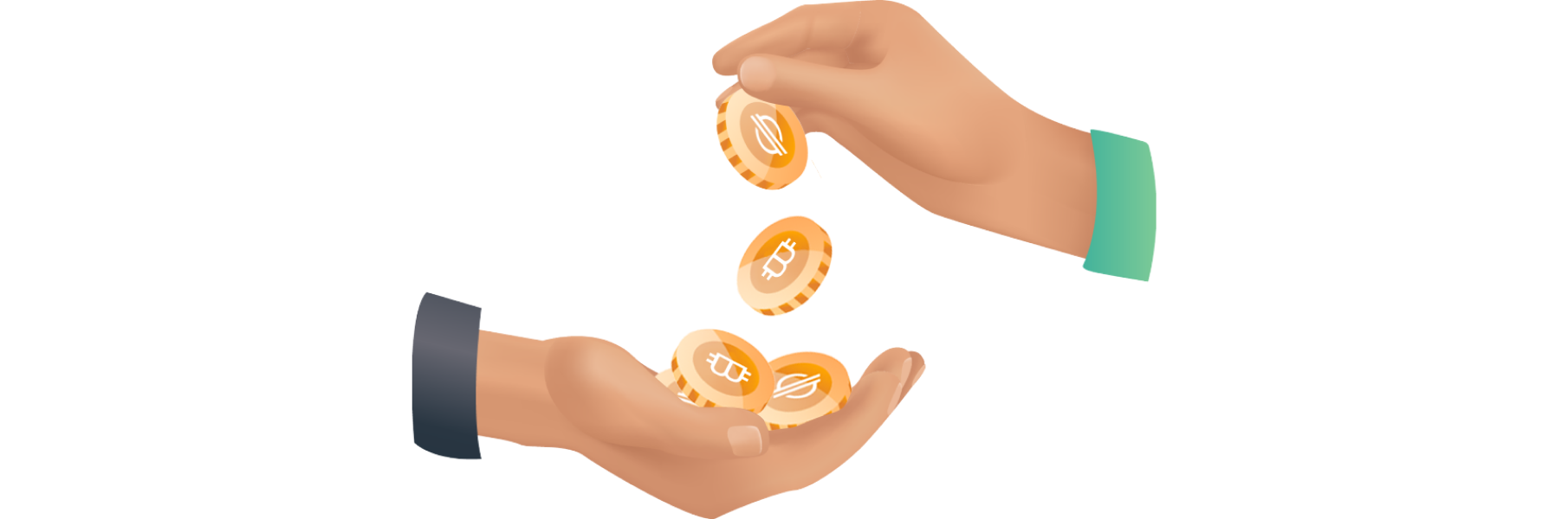 بيع الأصول المشفرة مع Ledger