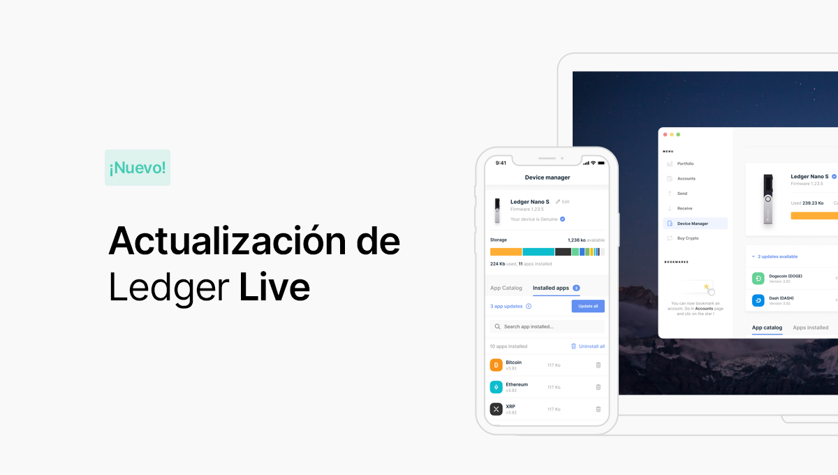 Mejora de tu experiencia con Ledger: la versión 2.0 del Manager de ...