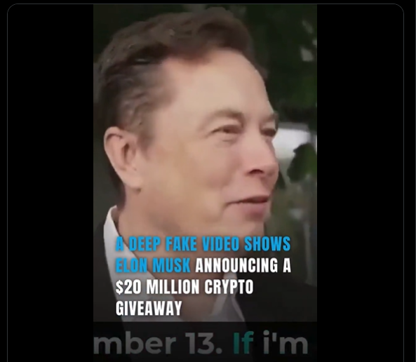 Elon Musk is show offering a $20 million crypto giveaway