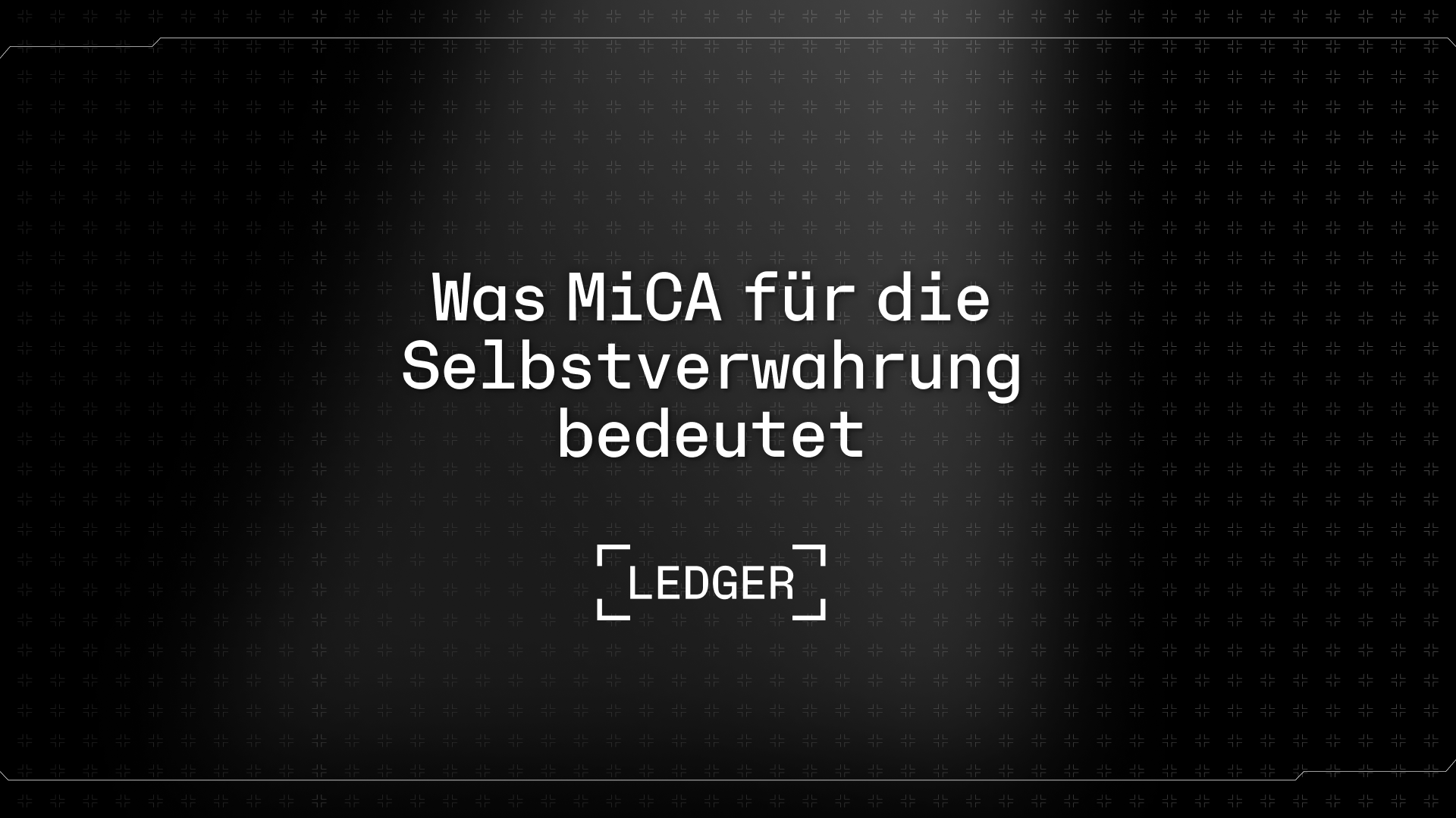 Deine Schlüssel, dein Krypto: Was MiCA über die Eigentümerschaft von Assets verrät
