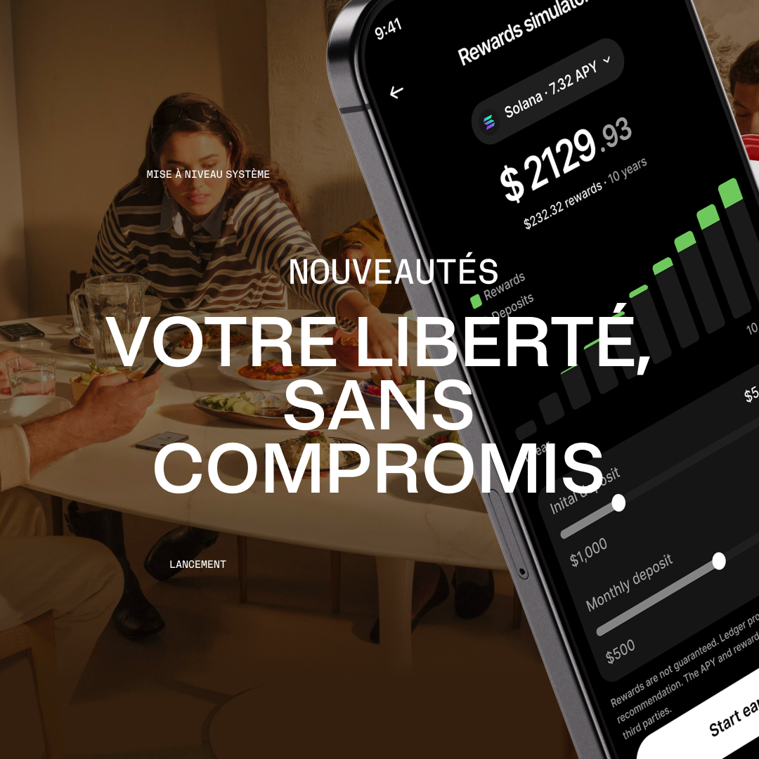 Nouveautés pour Ledger Wallet™ – Juillet 2026