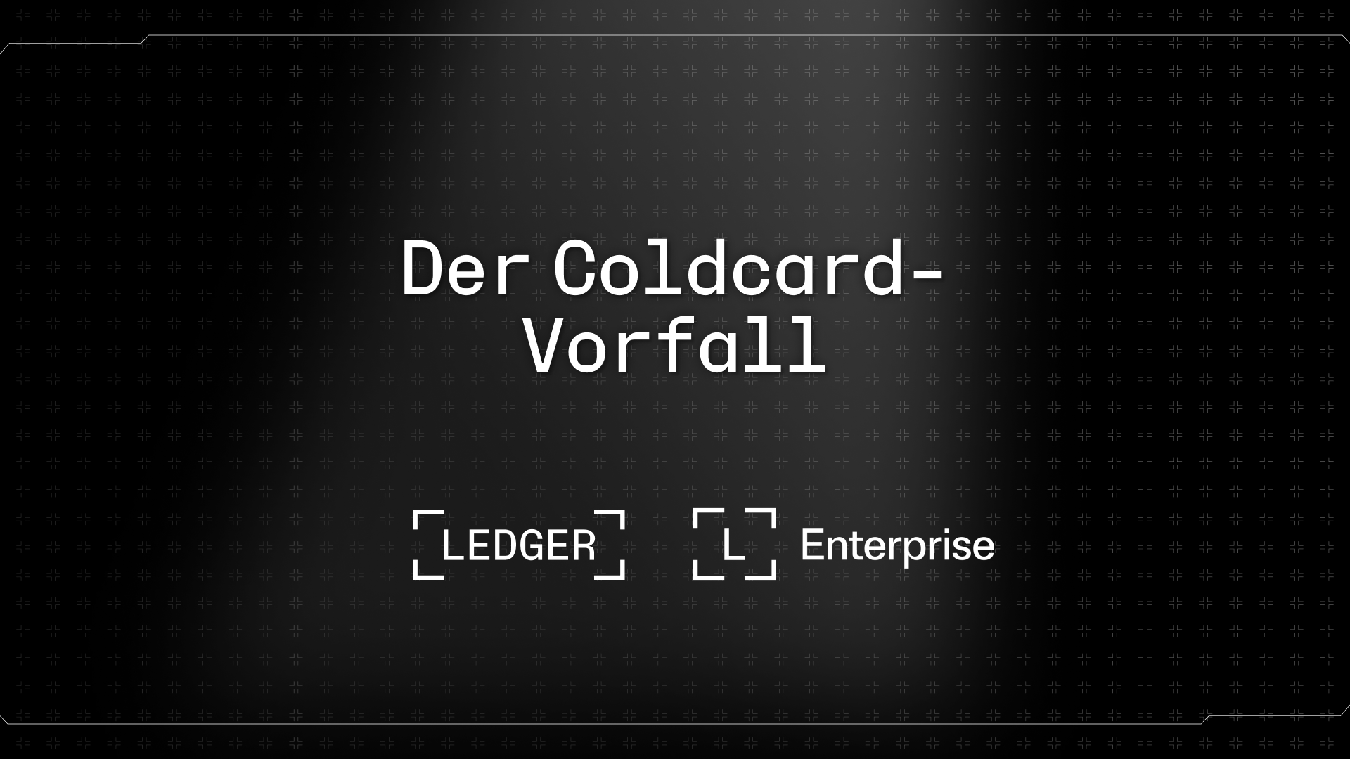 Der Coldcard-Vorfall: Wie konnte das passieren?