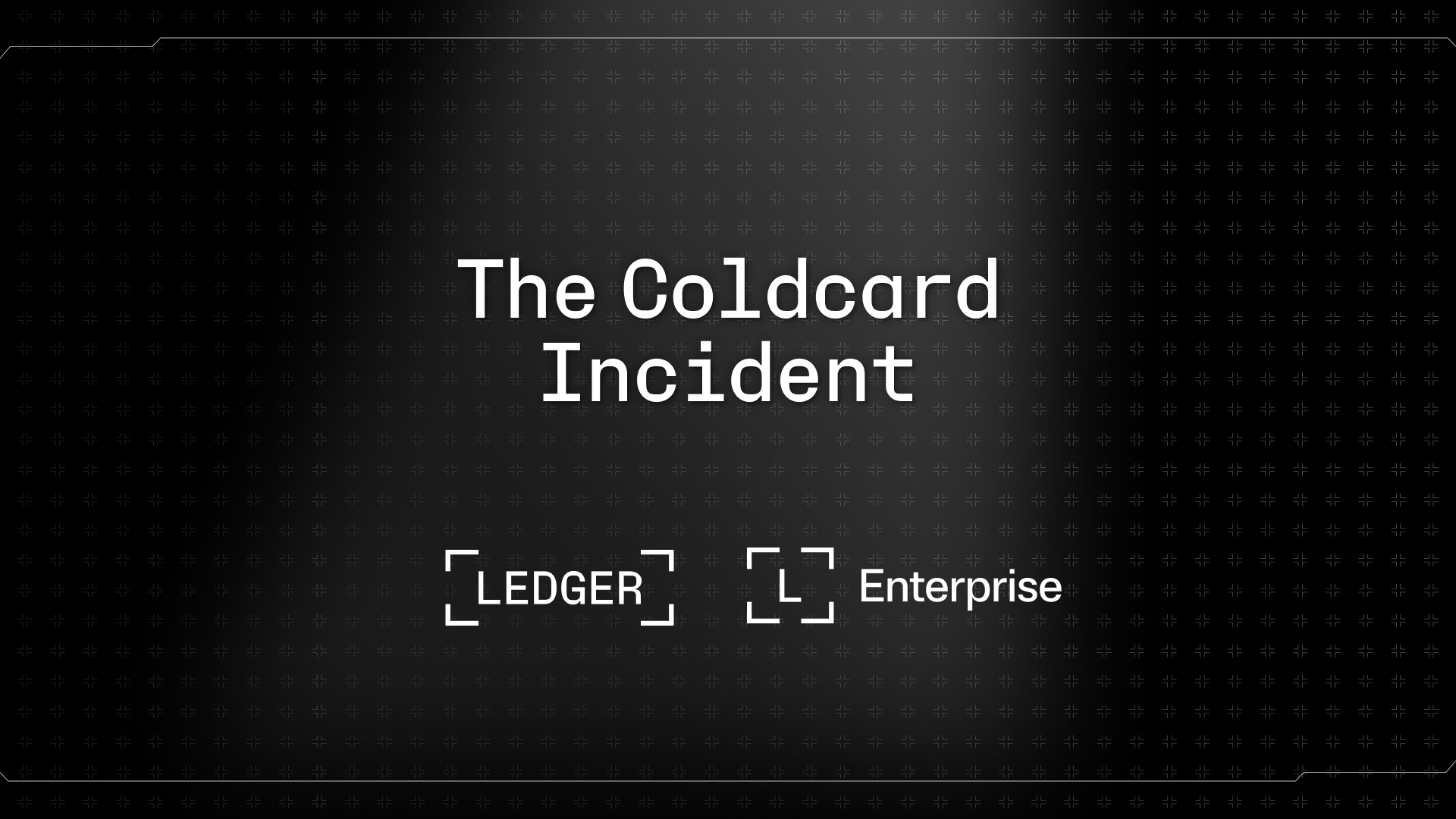 The Coldcard Incident: How Did This Happen?